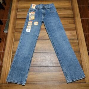 Wrangler Kids Straight Regular Denim Jeans - Size 12 Slim NWT